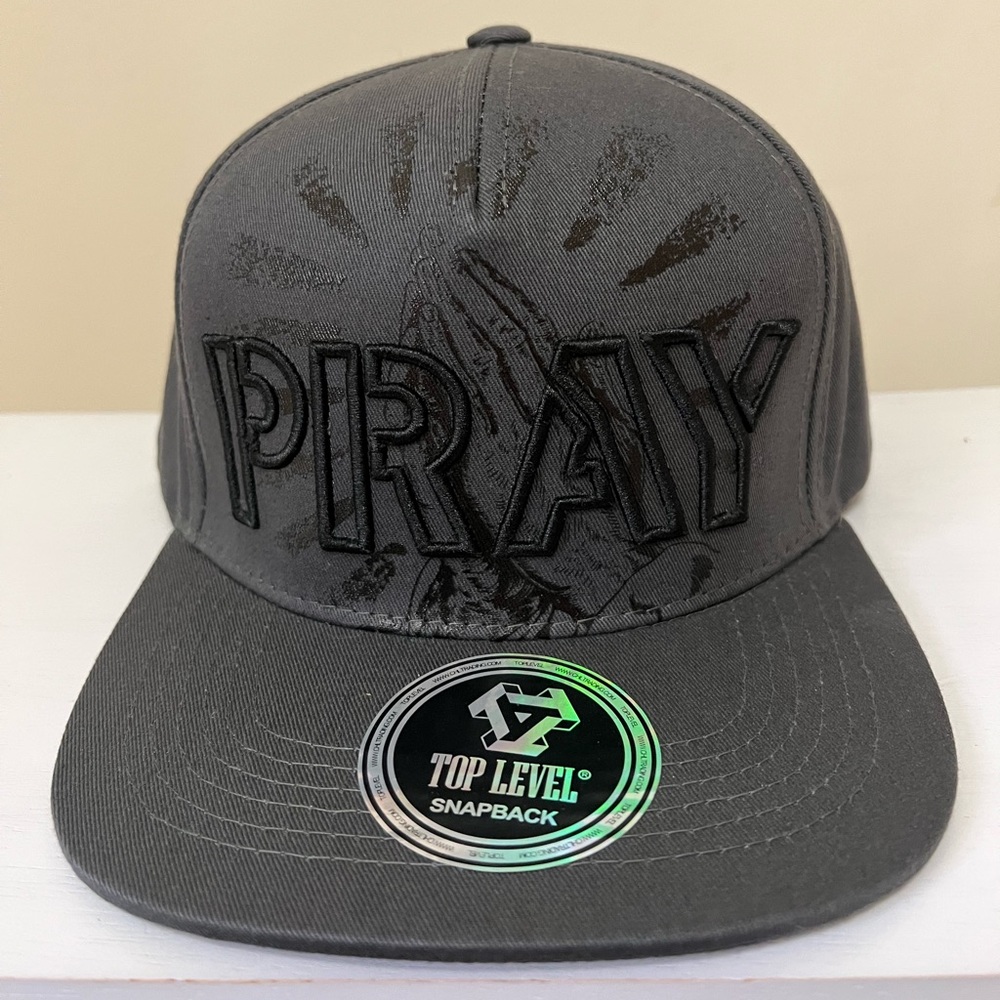 🙏🏻 PRAY🙏🏻 (and GREY) SNAPBACK